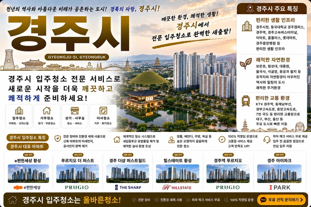경북 경주시 입주청소 지역 대표 이미지