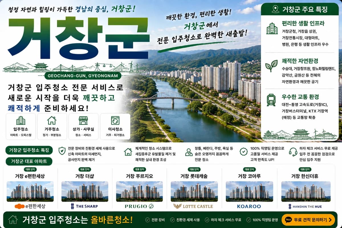 경남 거창군 입주청소 지역 대표 이미지