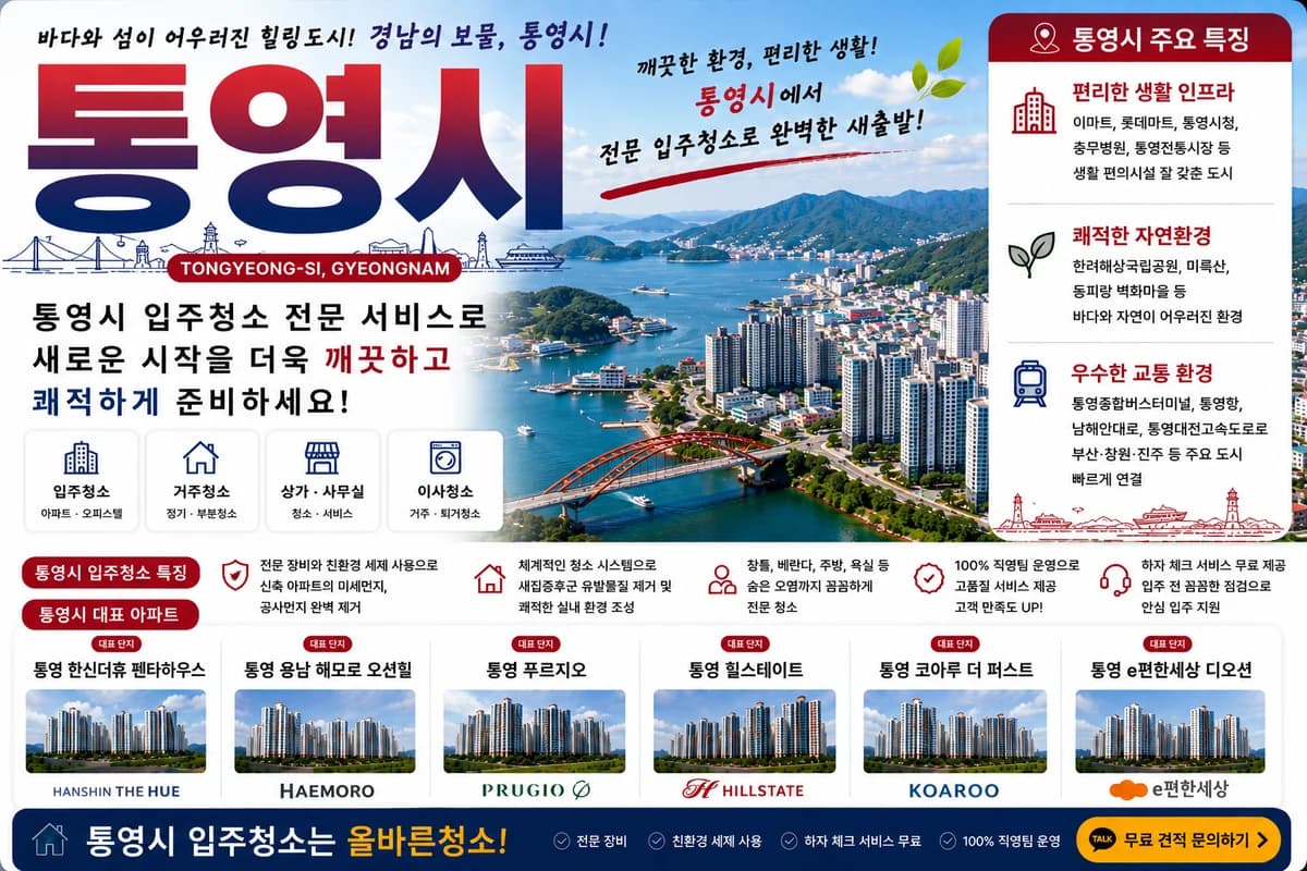 경남 통영시 입주청소 지역 대표 이미지