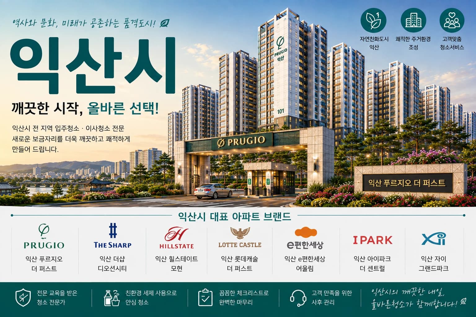 전북 익산시 입주청소 지역 대표 이미지