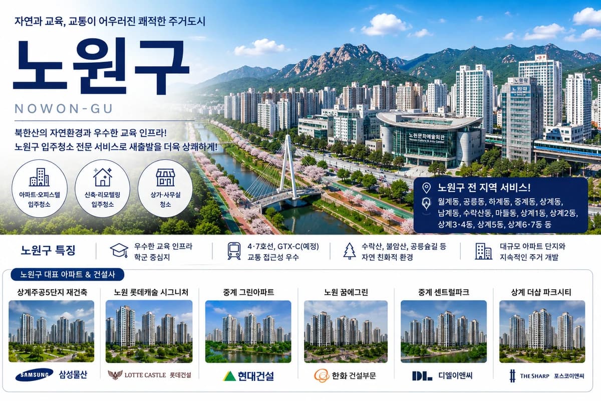 서울 노원구 입주청소 지역 대표 이미지