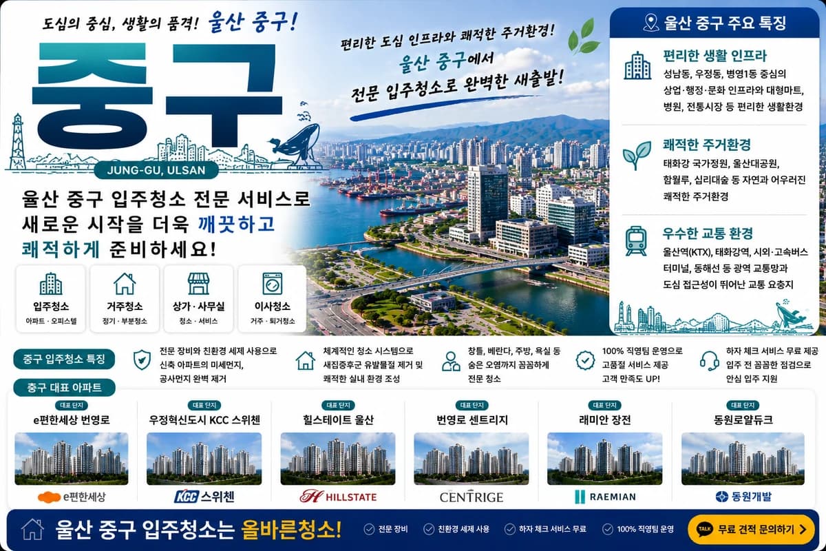 울산 중구 입주청소 지역 대표 이미지