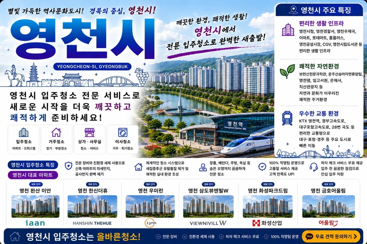 경북 영천시 입주청소 지역 대표 이미지